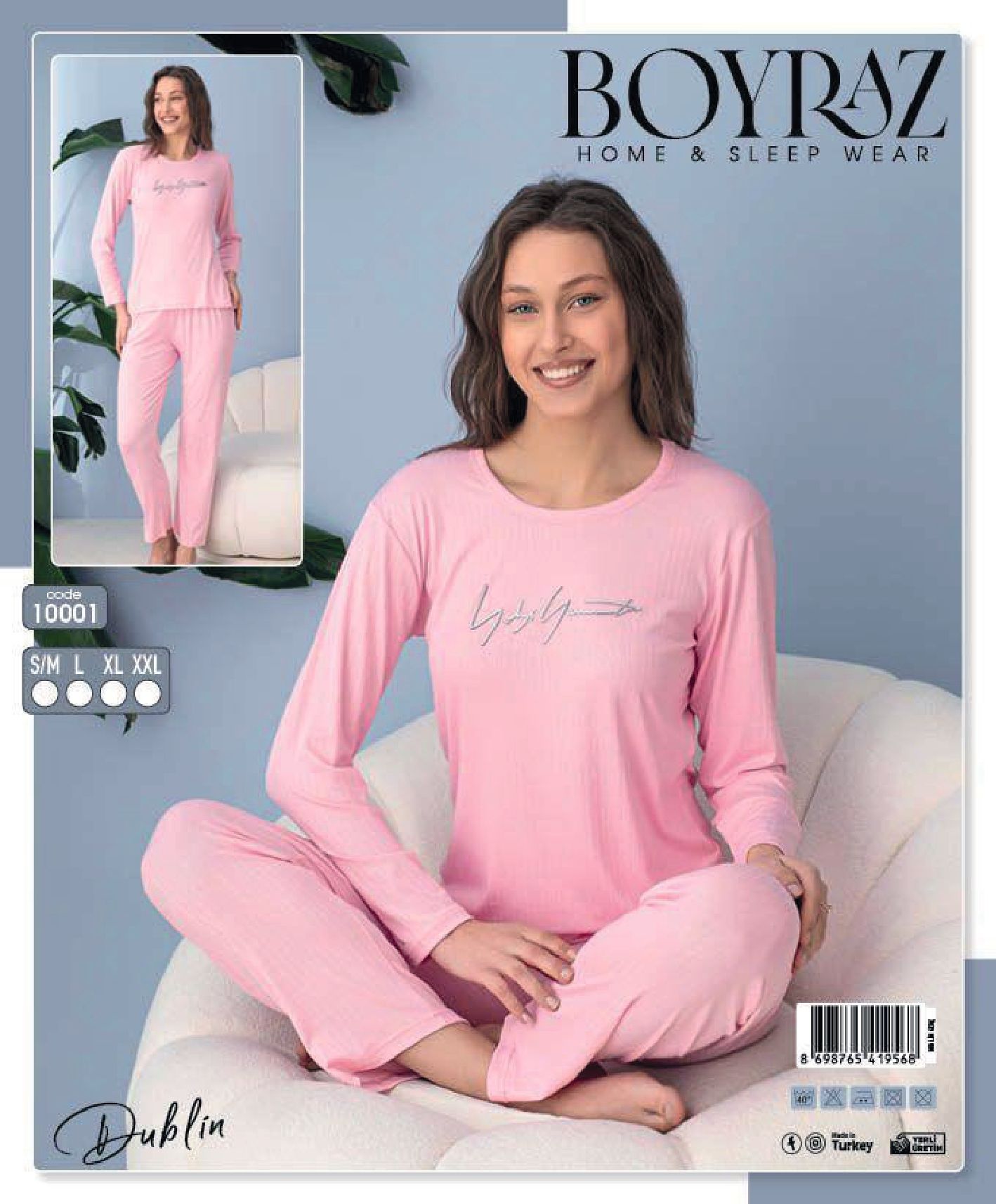 BOYRAZ 10001 DUBLİN PİJAMA TAKIM