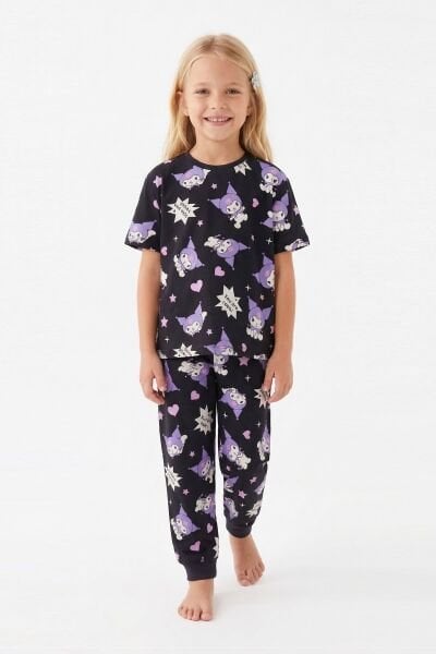 İSOBEL 41213 KUROMİ KISA KOL PİJAMA TK 4-8 YŞ