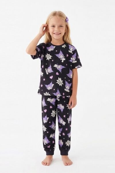 İSOBEL 41213 KUROMİ KISA KOL PİJAMA TK 4-8 YŞ