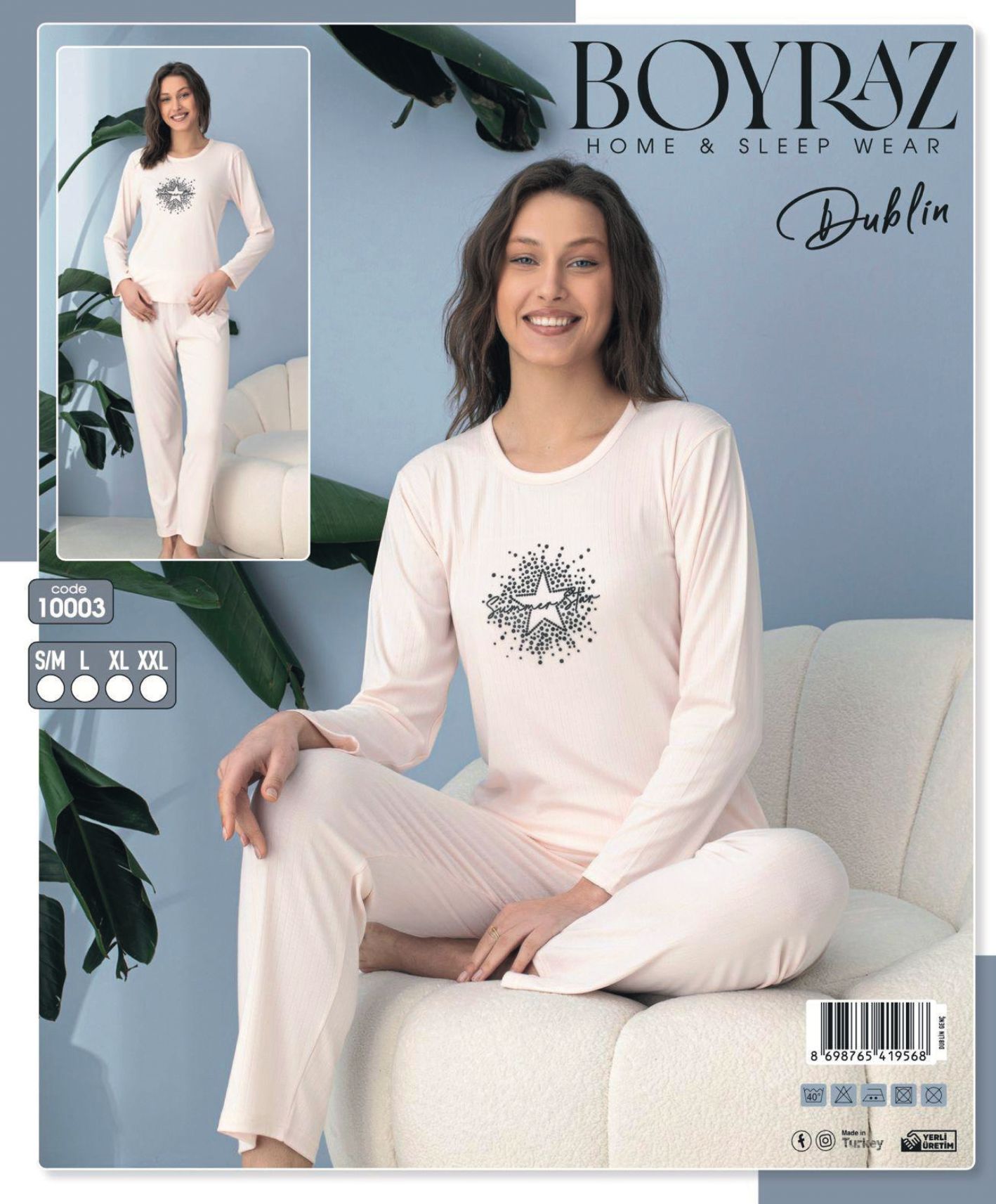 BOYRAZ 10003 DUBLİN PİJAMA TAKIM