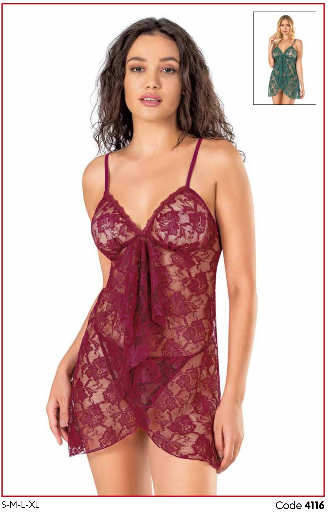 PRİMODA 4116 KISA TÜL GECELİK