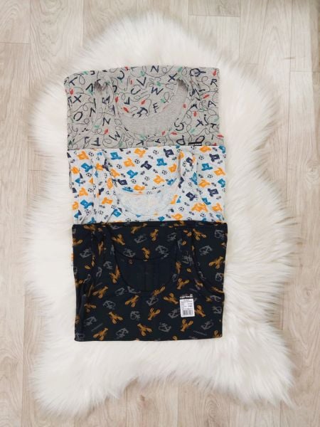 MENBOX 3003 ERKEK ÇOCUK BASKILI ATLET