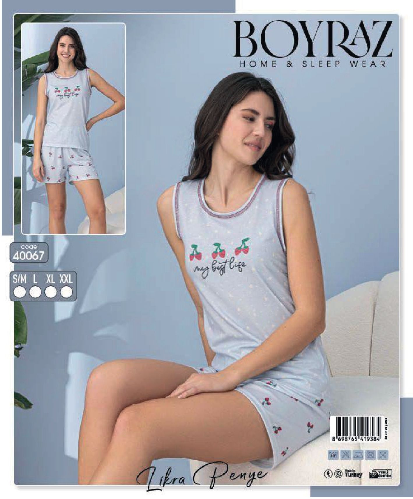 BOYRAZ 40067 DİJİTAL ATLET ŞORTLU TAKIM