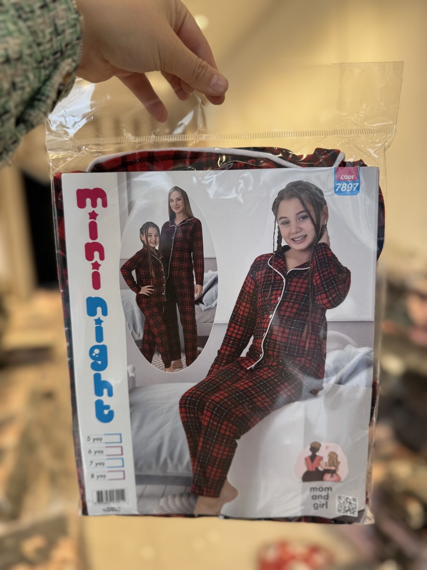 MİNİ NIGHT 7897  KIZ ÇOCUK SÜET PİJAMA TKM 5-8 YŞ