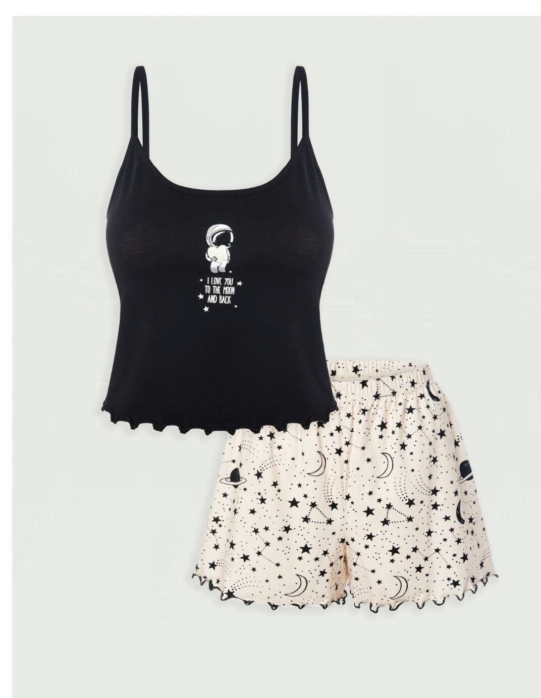 KOZA 70159 BAYAN İP ASKILI ŞORTLU TAKIM