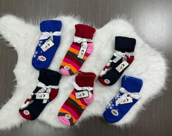 SLAYT BAYAN YILBAŞI TERMAL KATLAMALI PATİK