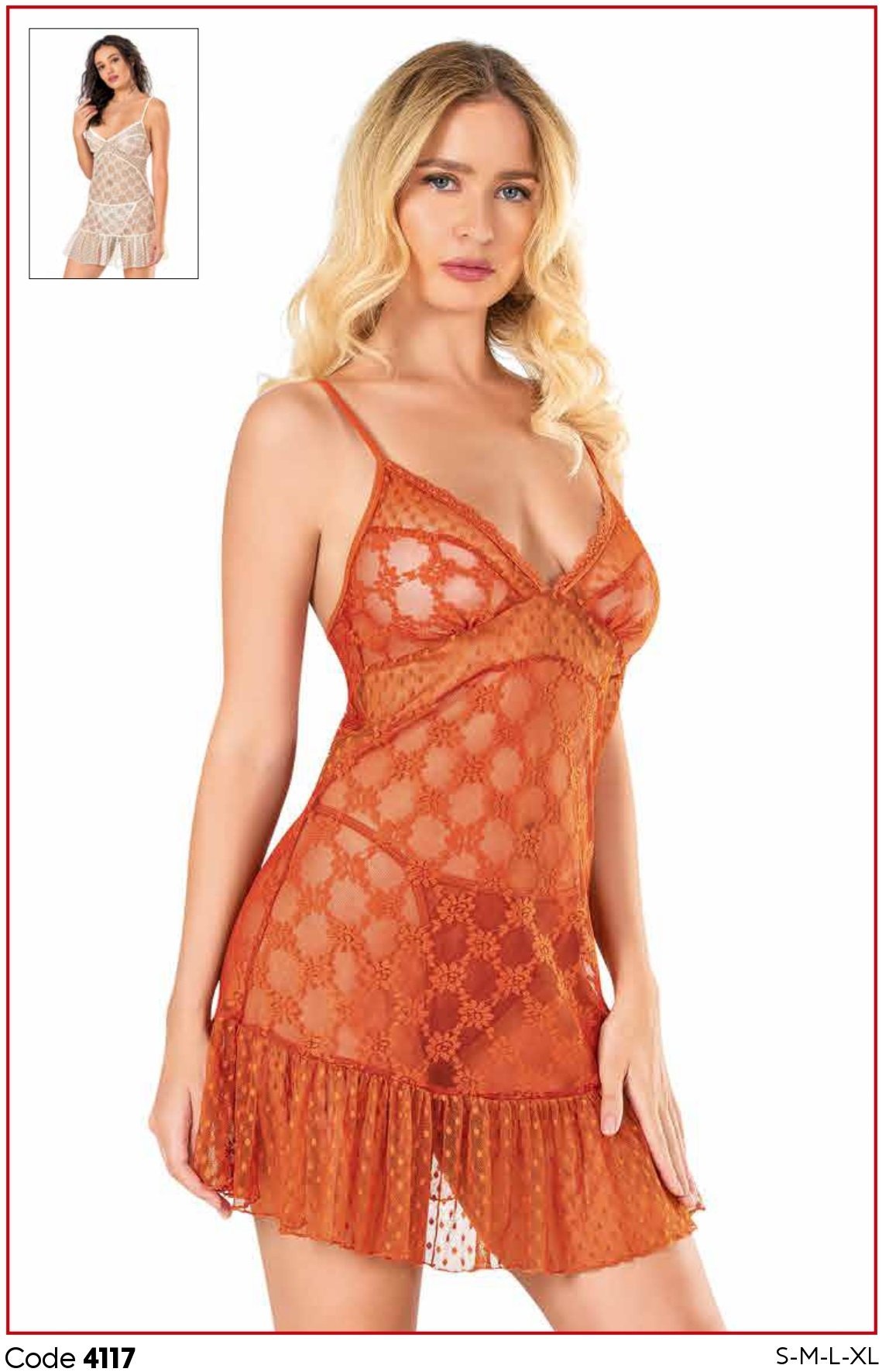 PRİMODA 4117 KISA TÜL GECELİK
