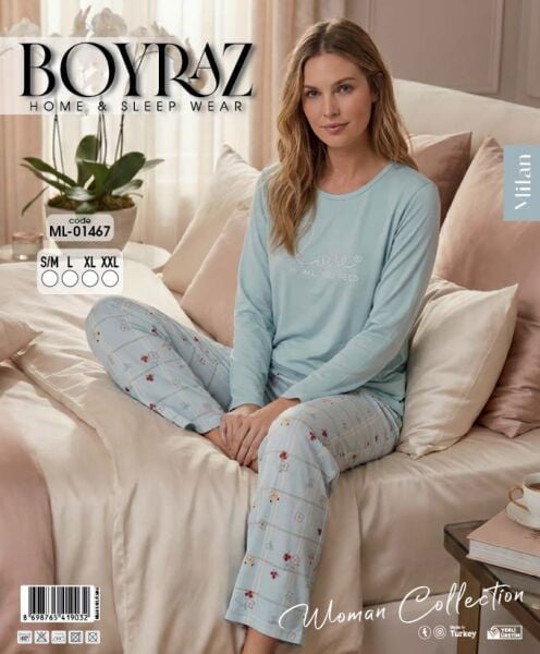 BOYRAZ 01467 MİLAN PİJAMA TAKIM