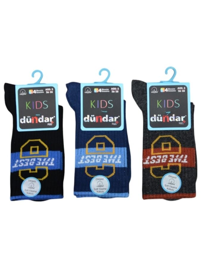 DÜNDAR 8252 KIZ ÇOCUK PLUS COTTON ÇORAP