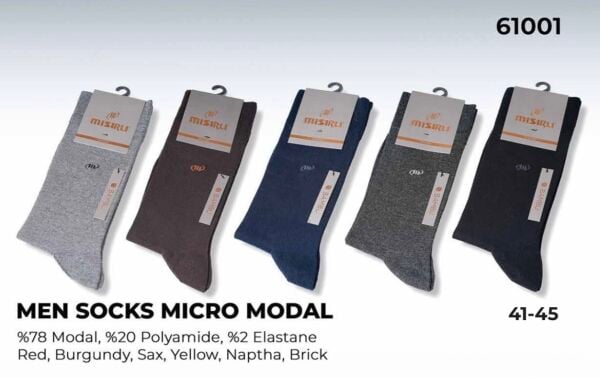 MISIRLI 61001 ERKEK ORGANİK MODAL ERKEK SOKET 12Lİ