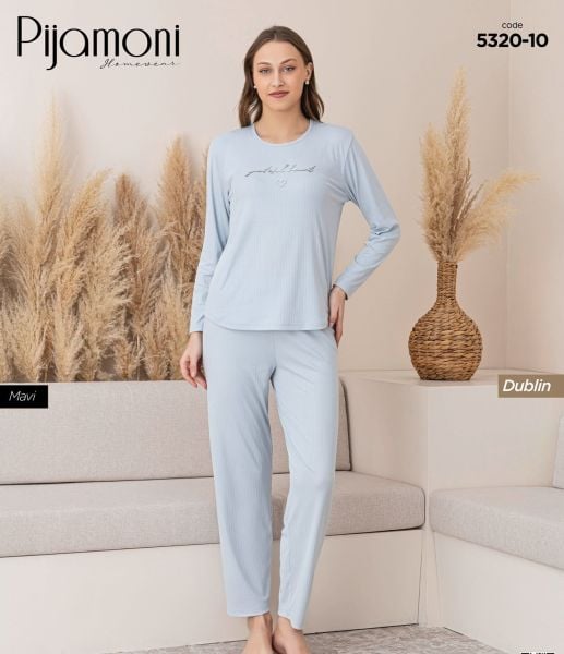 PİJAMONİ 5320-10 BAYAN DUBLİN PİJAMA TAKIM