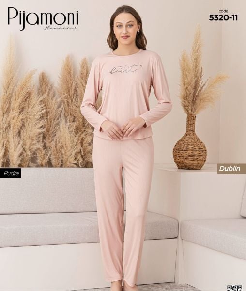 PİJAMONİ 5320-11 BAYAN DUBLİN PİJAMA TAKIM