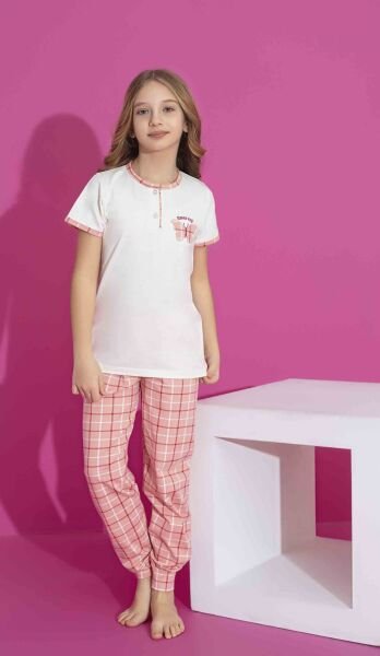 TARIK 2969 KIZ GES 10-15 YAŞ K.KOL PİJAMA TAKIM