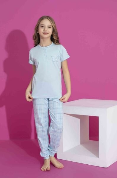 TARIK 2969 KIZ GES 10-15 YAŞ K.KOL PİJAMA TAKIM