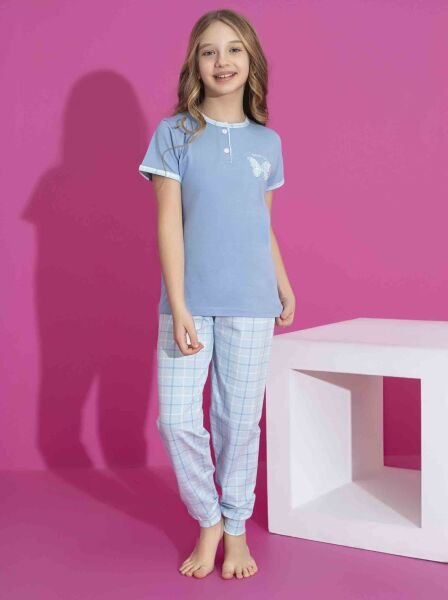 TARIK 2969 KIZ GES 10-15 YAŞ K.KOL PİJAMA TAKIM