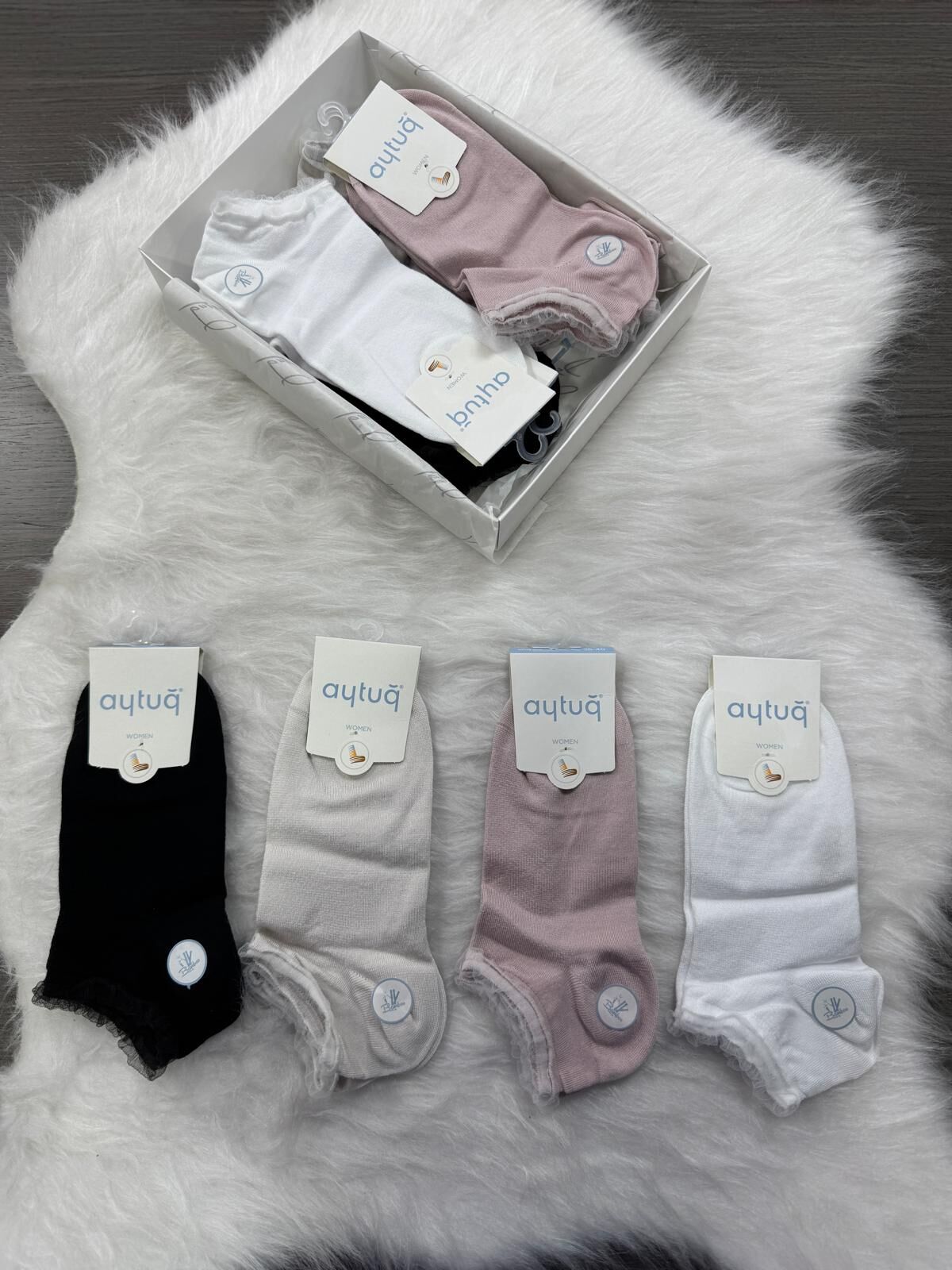 AYTUĞ 34276 BAYAN BAMBU PATİK DESEN 15