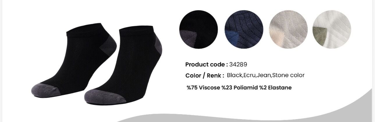 AYTUĞ 34289 BAYAN BAMBU PATİK DESEN 19
