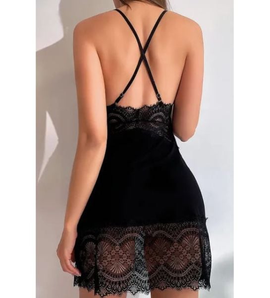 NIGHTLIGHT 3496 FANTAZİ GECELİK SİYAH