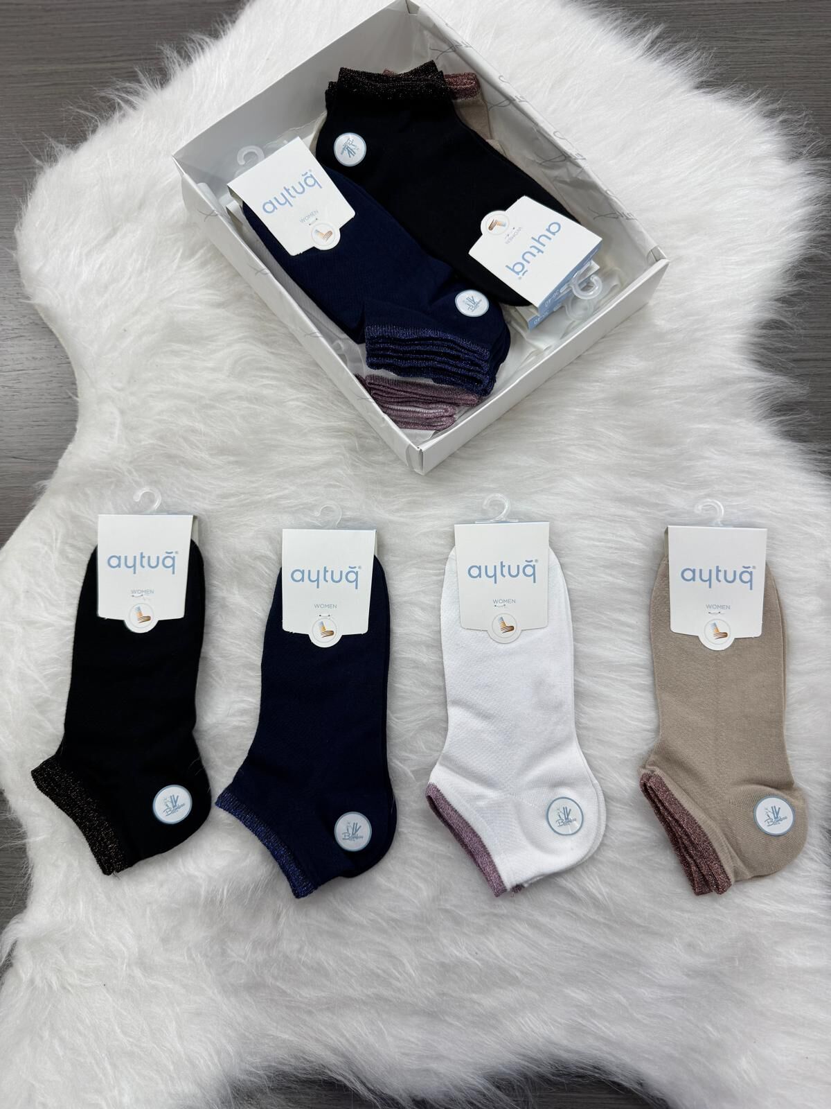 AYTUĞ 34296 BAYAN BAMBU PATİK DESEN 26