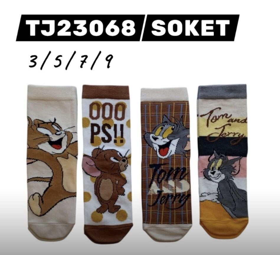 ÇİMPA TJ23068 TOM&JERRY SOKET ÇORAP