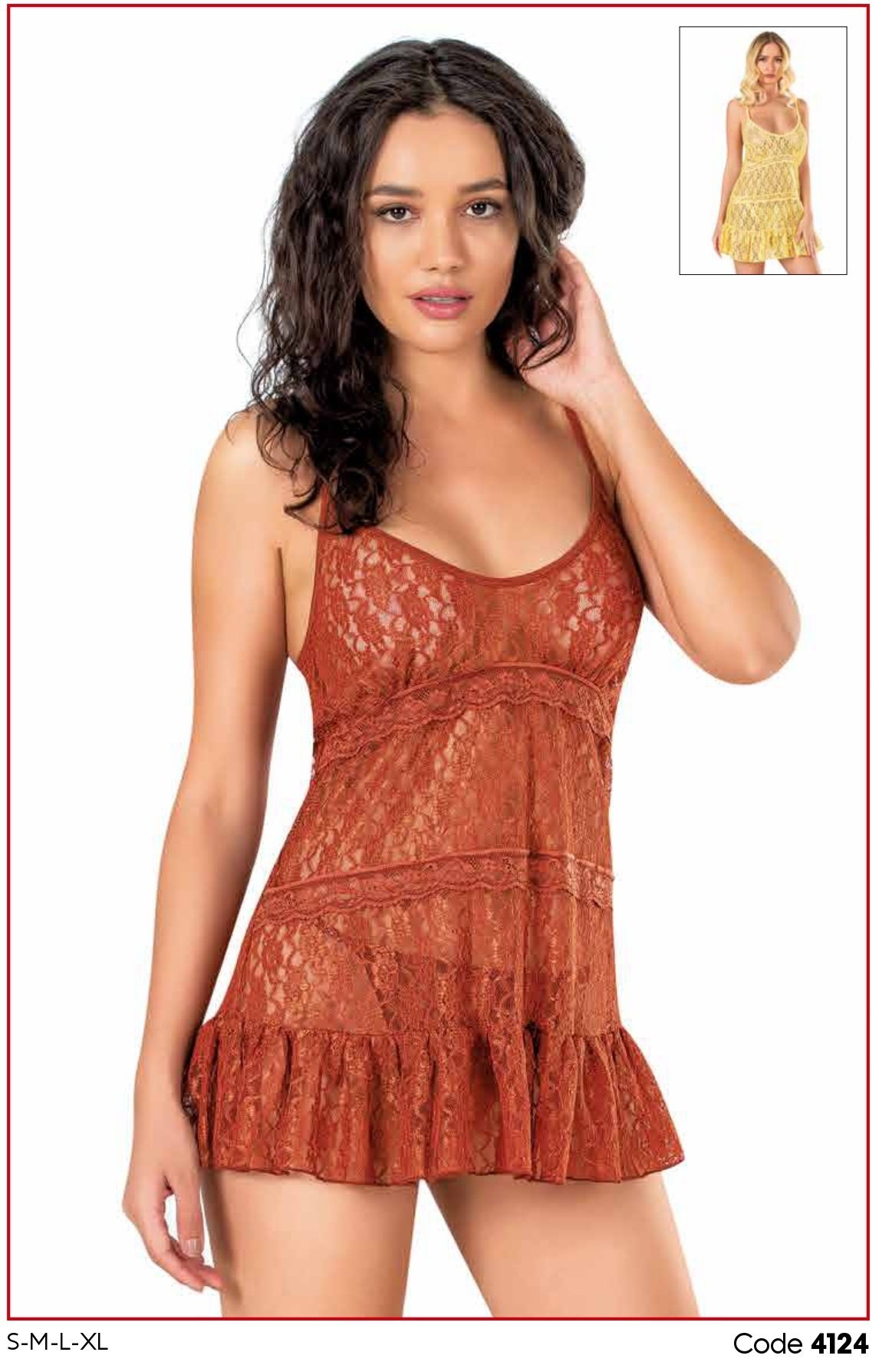 PRİMODA 4124 KISA TÜL GECELİK