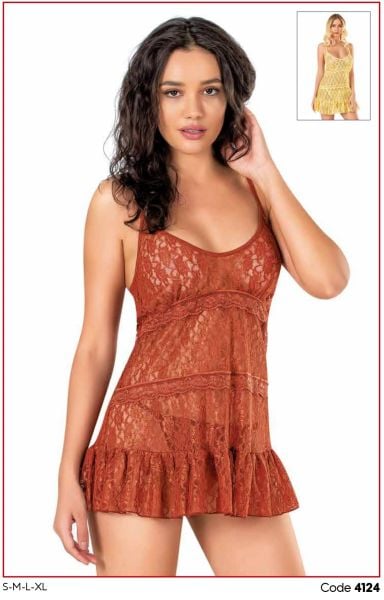 PRİMODA 4124 KISA TÜL GECELİK