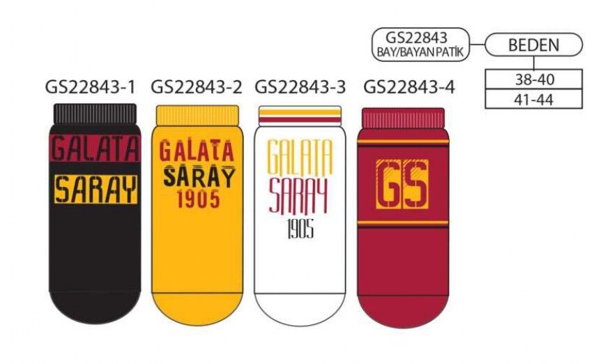GALATASARAY GS22843 YETİŞKİN PATİK ÇORAP