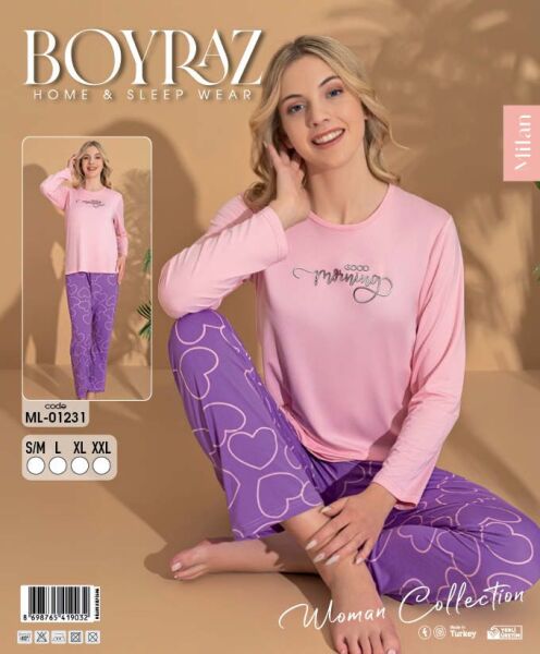 BOYRAZ 01231 MİLAN PİJAMA TAKIM