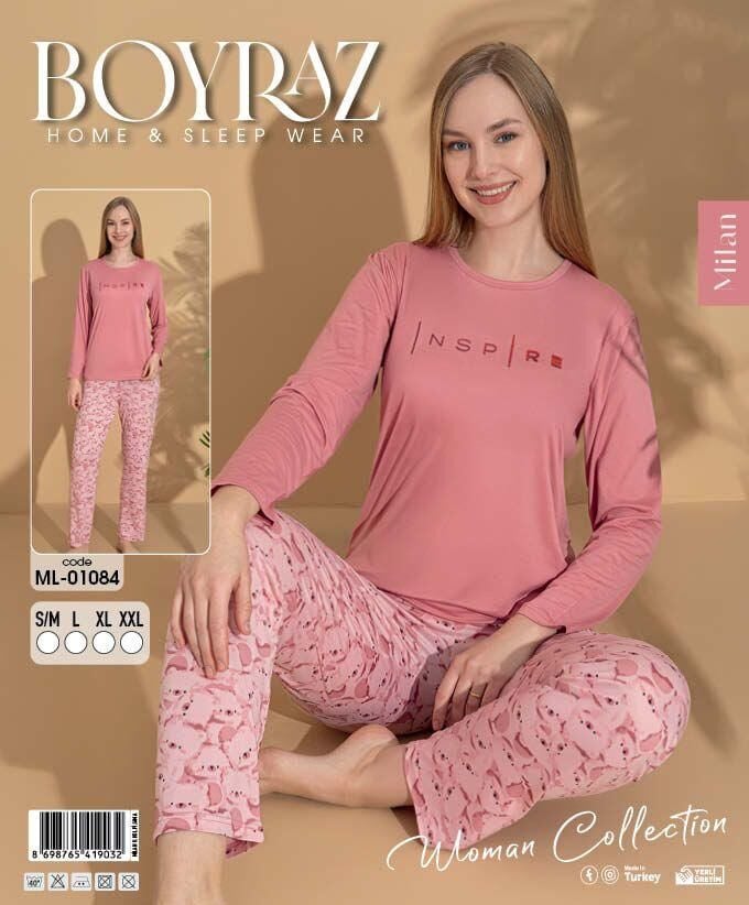 BOYRAZ 01084 MİLAN PİJAMA TAKIM