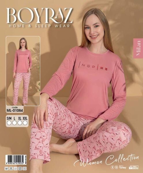 BOYRAZ 01084 MİLAN PİJAMA TAKIM