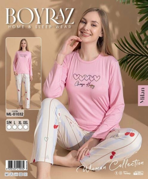 BOYRAZ 01032 MİLAN PİJAMA TAKIM