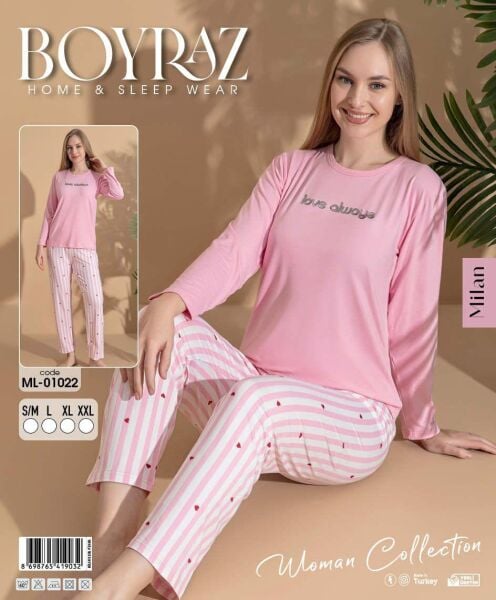 BOYRAZ 01022 MİLAN PİJAMA TAKIM