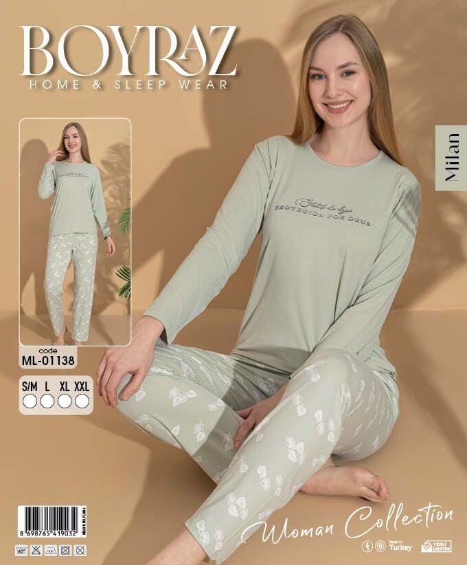 BOYRAZ 01138 MİLAN PİJAMA TAKIM