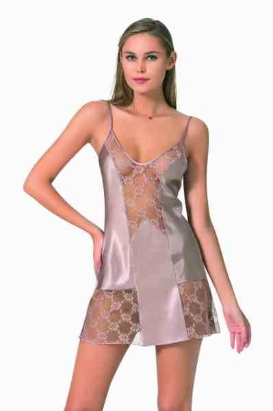 PRİMODA 8071 SATEN KISA GECELİK