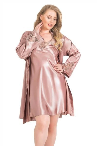 AHU 6161 SATEN BATTAL 2 Lİ SABAHLIK TAKIM