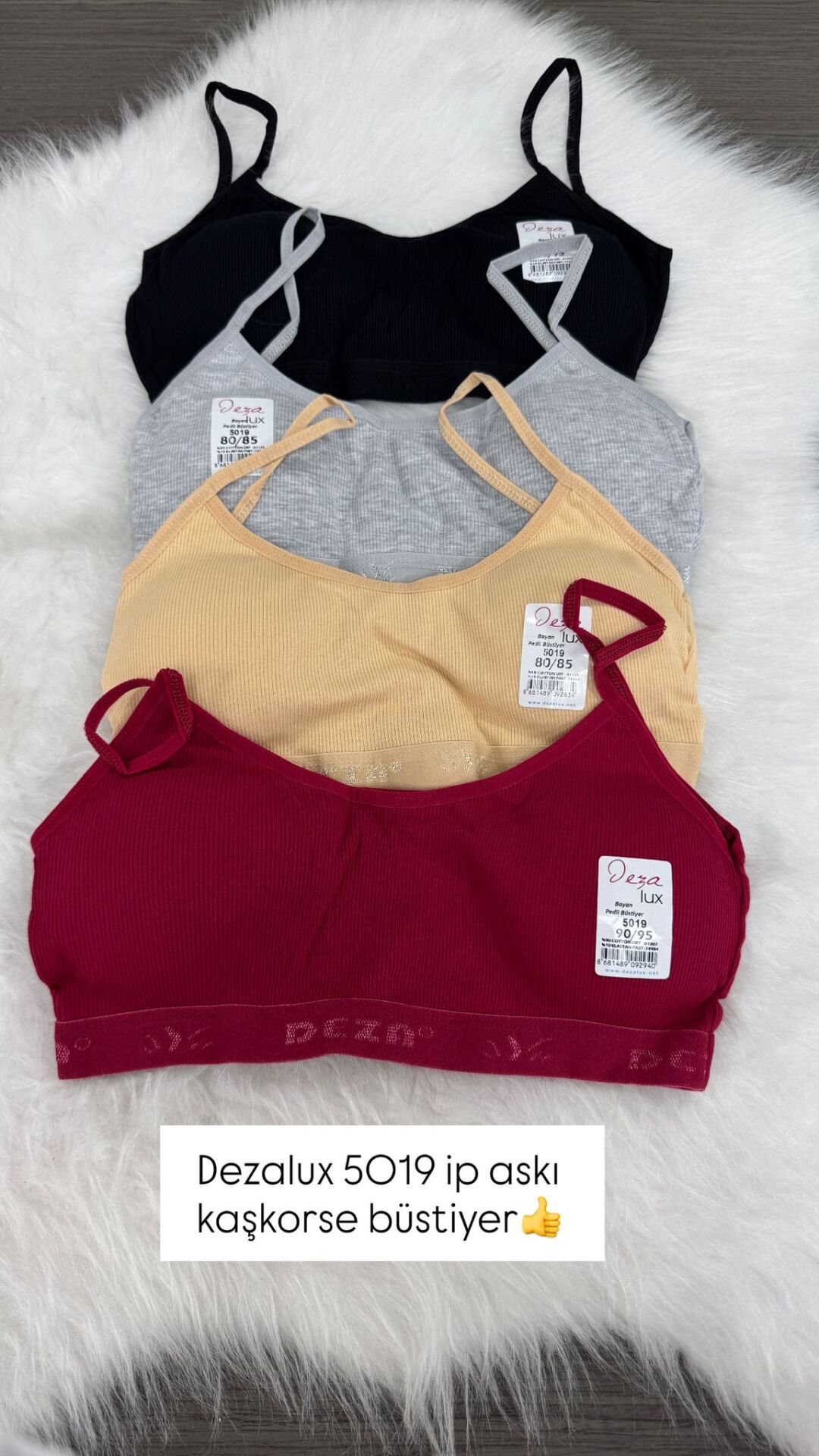 DEZALUX 5019 İP ASKI KAŞKORSE BÜSTİYER