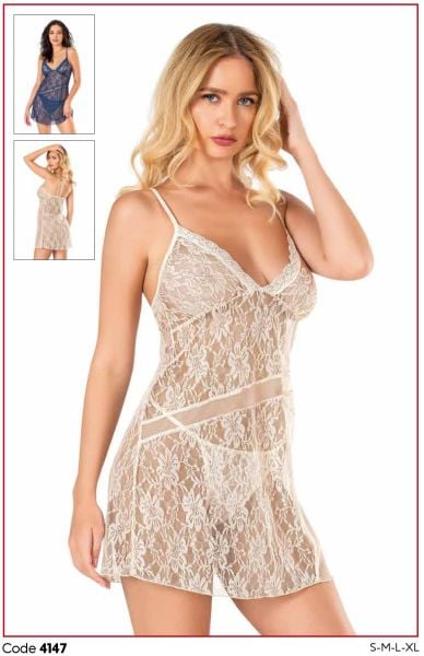 PRİMODA 4147 KISA TÜL GECELİK