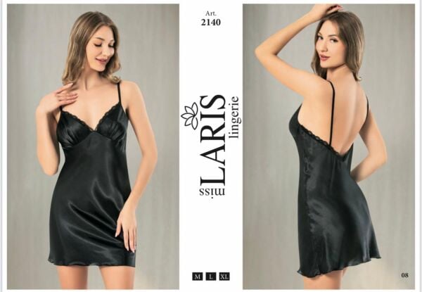 MİSS LARİS 2140 SATEN KISA GECELİK