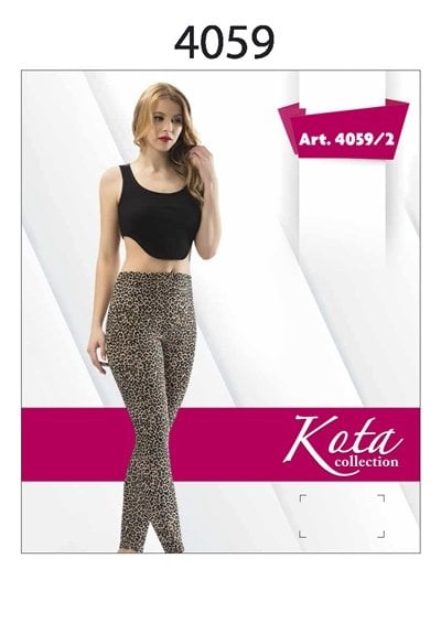 KOTA 4059 BAYAN LEOPAR BASKI TAYT
