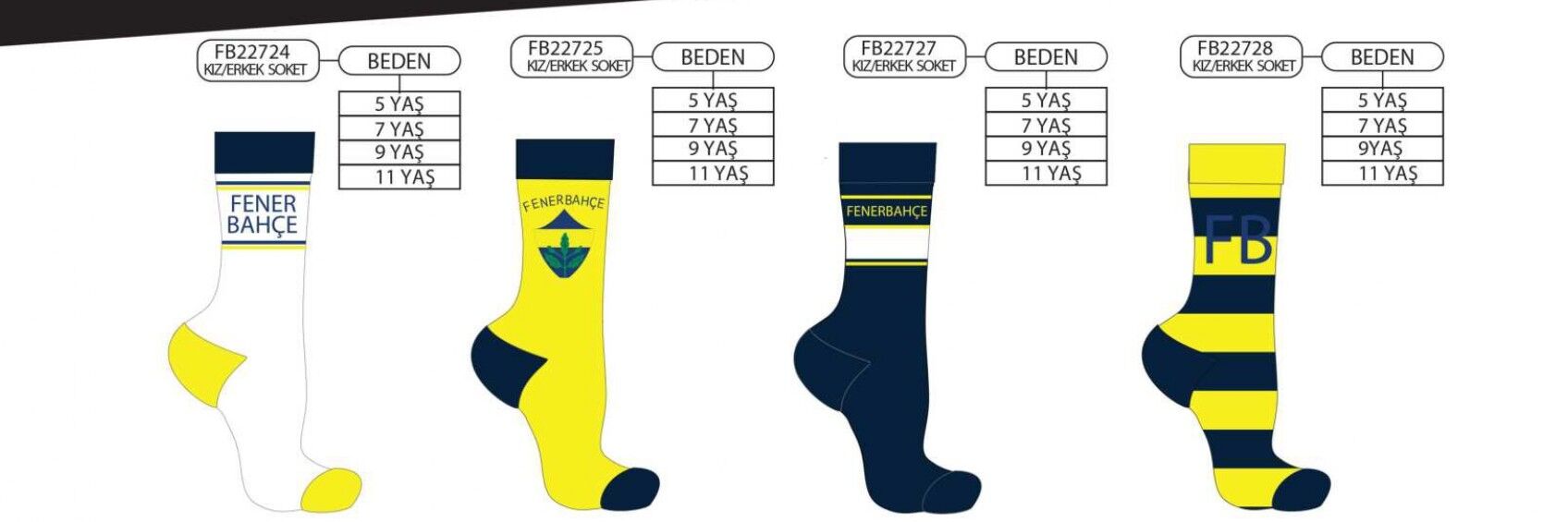 FENERBAHÇE ÇOCUK SOKET ÇORAP