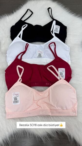 DEZALUX 5018 İP ASKI DÜZ BÜSTİYER