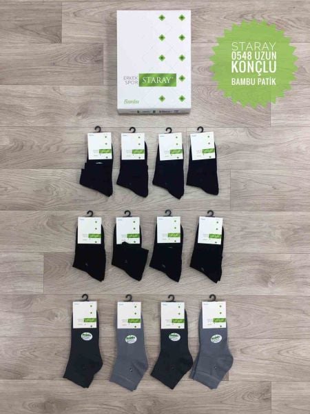 STARAY 548 ERKEK BAMBU UZUN KONÇLU PATİK