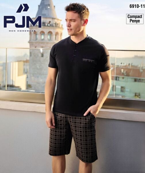PJM 6910-11 ERKEK PENYE CEPLİ ŞORT TAKIM