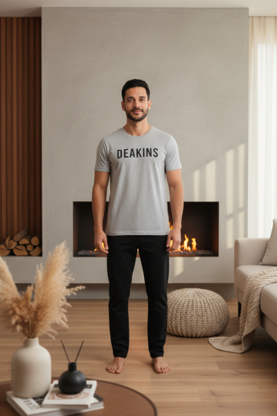 BRN 1000-2 ERKEK PENYE KISA KOL PİJAMA TAKIMI