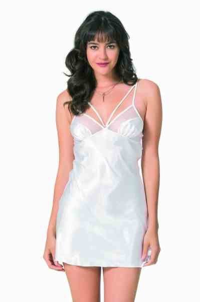 PRİMODA 8060 SATEN KISA GECELİK