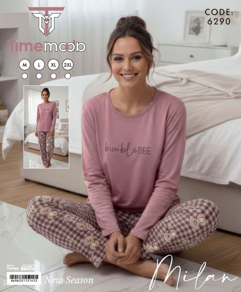 TİME MODA 6290 MİLAN PİJAMA TAKIM