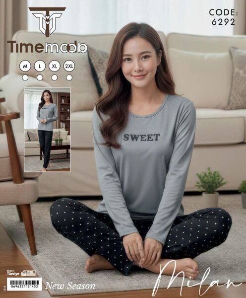 TİME MODA 6292 MİLAN PİJAMA TAKIM