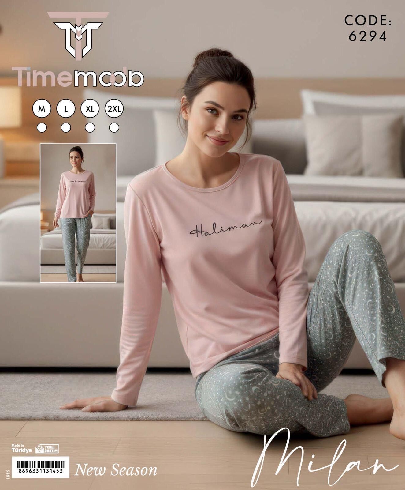 TİME MODA 6294 MİLAN PİJAMA TAKIM