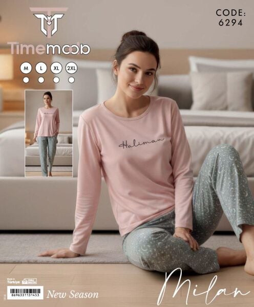 TİME MODA 6294 MİLAN PİJAMA TAKIM