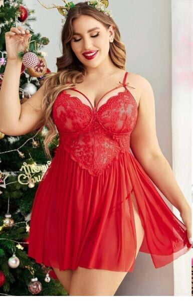 BELENG 5066 BRALET ÇİFT YIRTMAÇLI GECELİK BATTAL